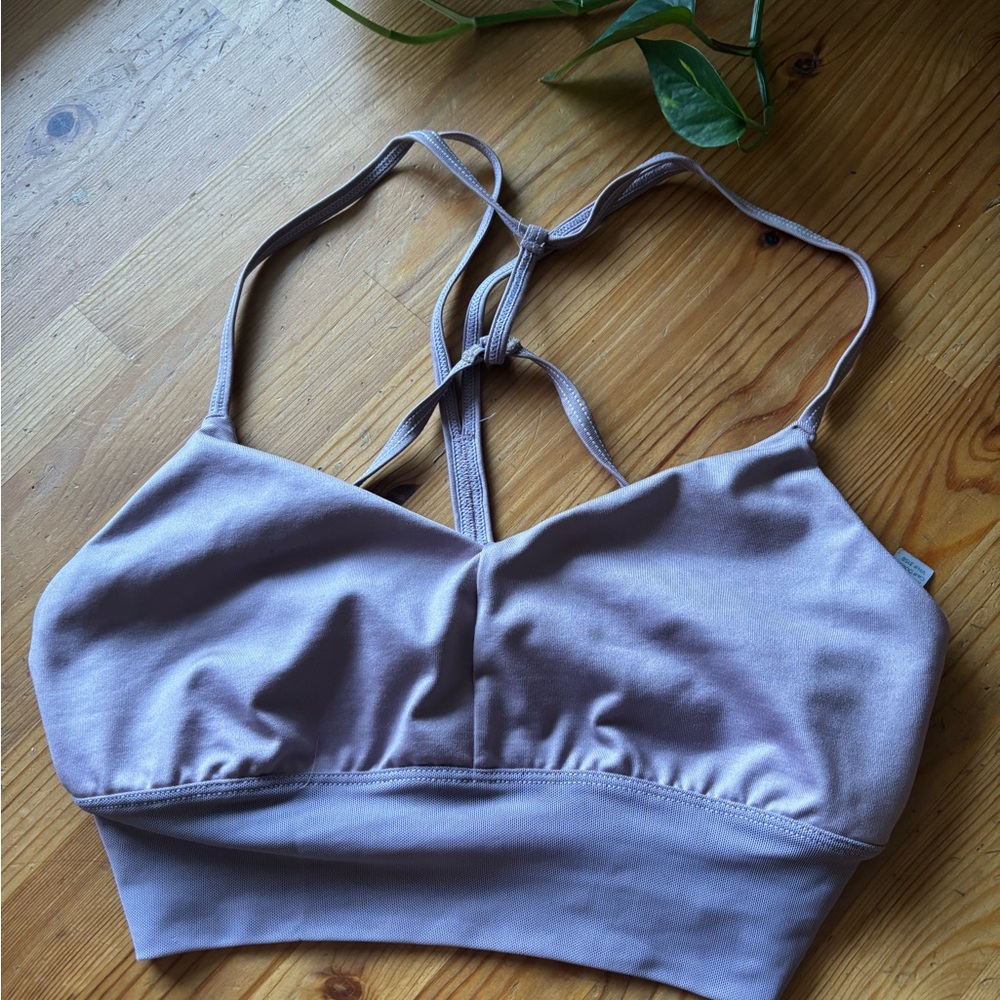 ALO Yoga Purple Racerback Bra